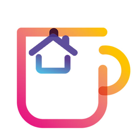 teacup icon and home icon