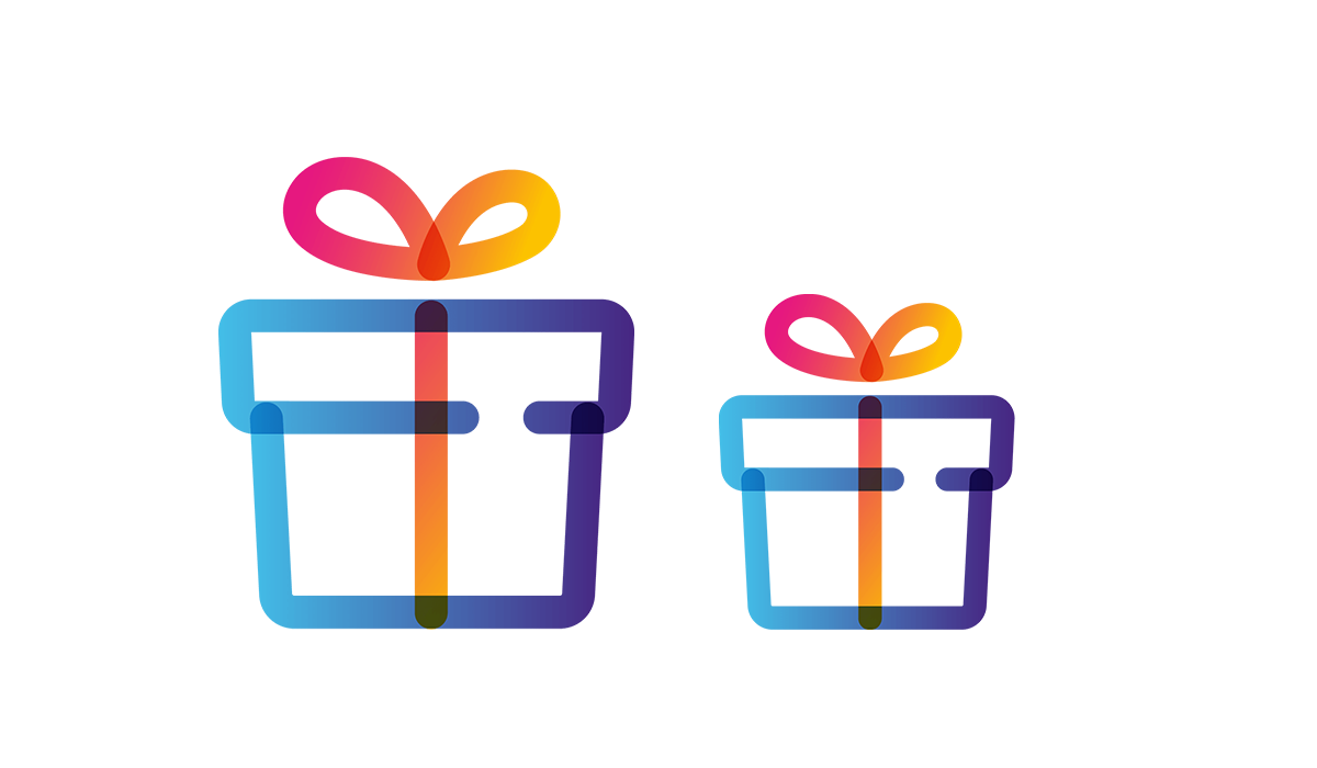 Christmas presents icons 