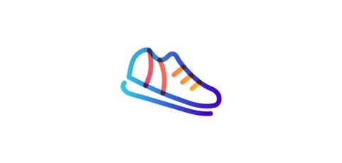 Running shoe icon