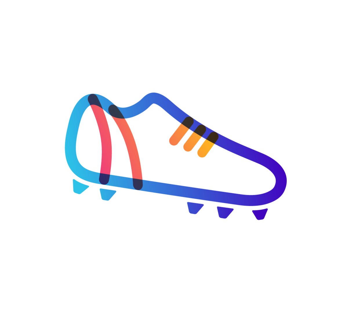 Rugby boot icon